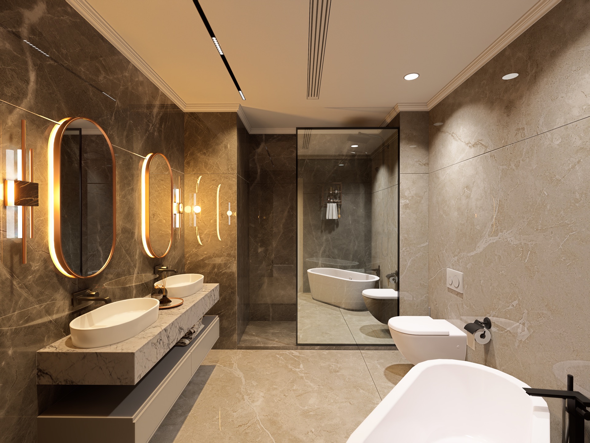 MH Grande 28 — Baño de la suite principal