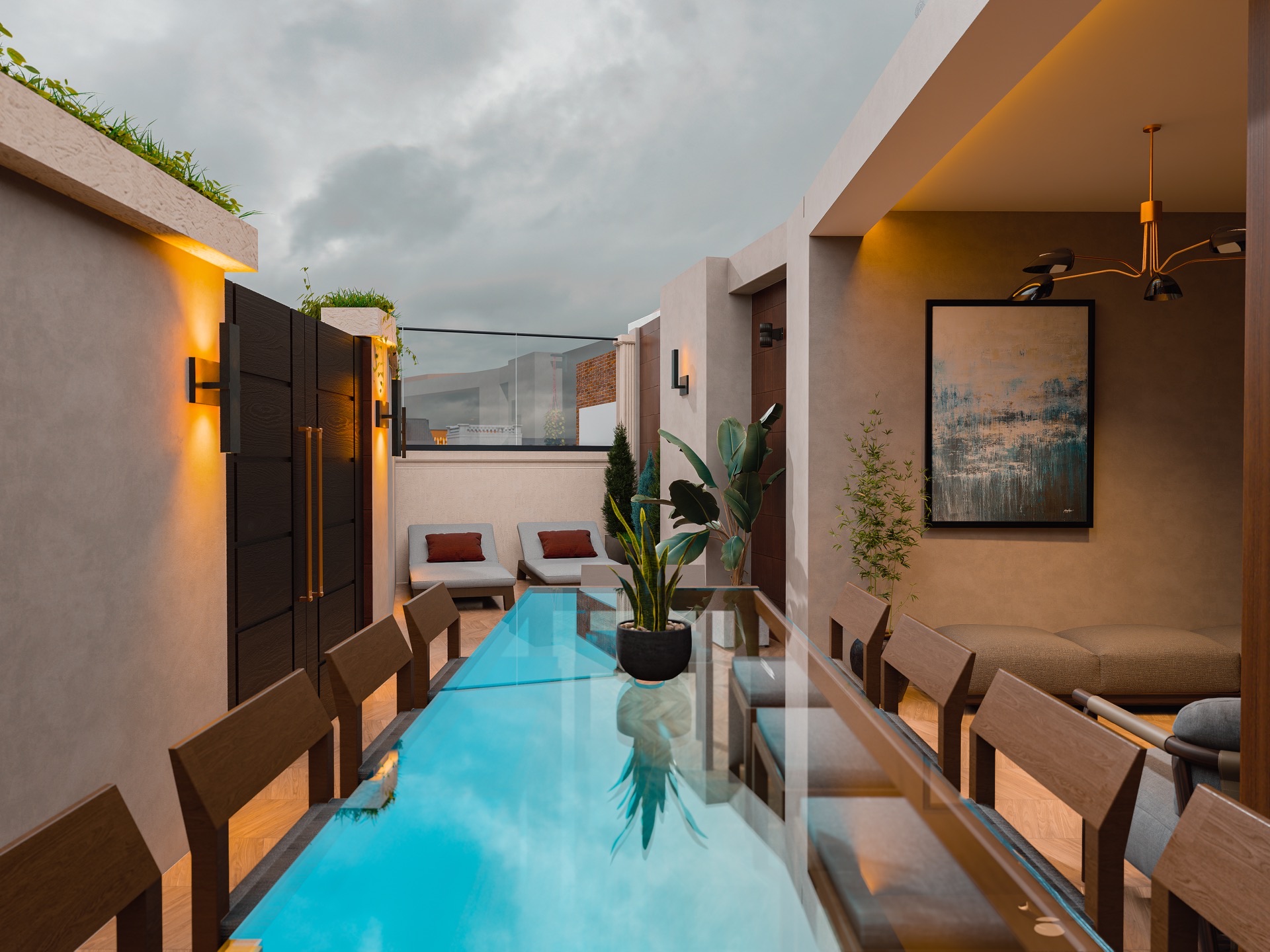MH Grande 28 — Vistas de Calahorra desde el rooftop
