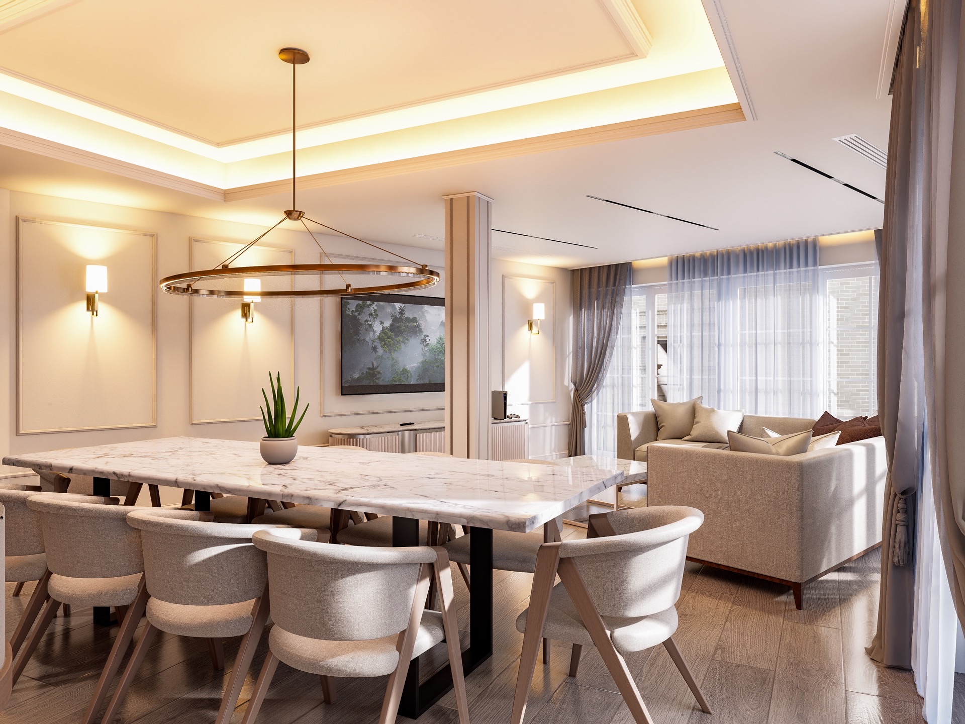MH Grande 28 — Iluminación y domótica del salón